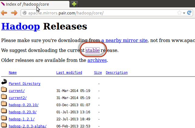 Download and Install Hadoop
