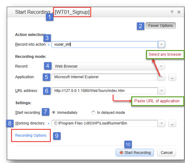 Creating First VUGen Script