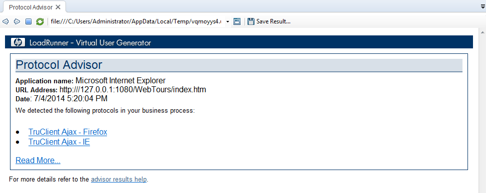 Deciding a Protocol and Protocol Advisor