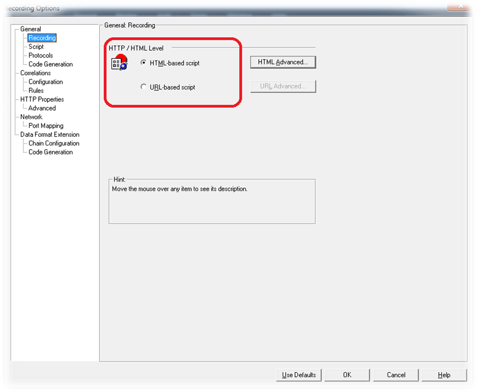 Difference between HTML-based and URL-based Scripting