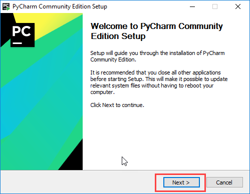 Install Pycharm