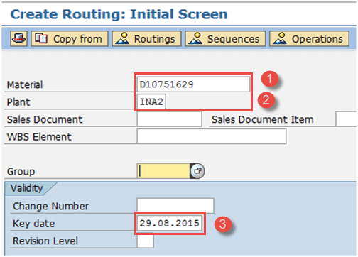 Create Routing in SAP PP