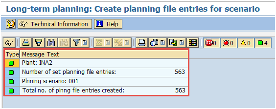 Create Planning Scenario in SAP PP