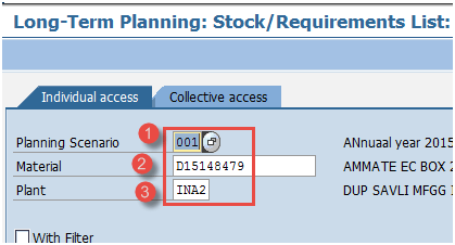 Check Stock/Requirement List in SAP