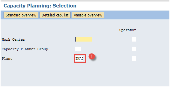 Check Capacity Loads in SAP PP