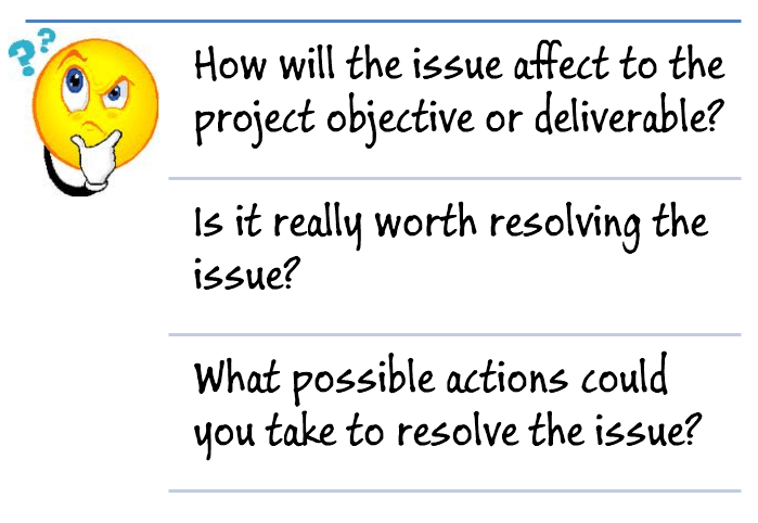 Control Project Issues