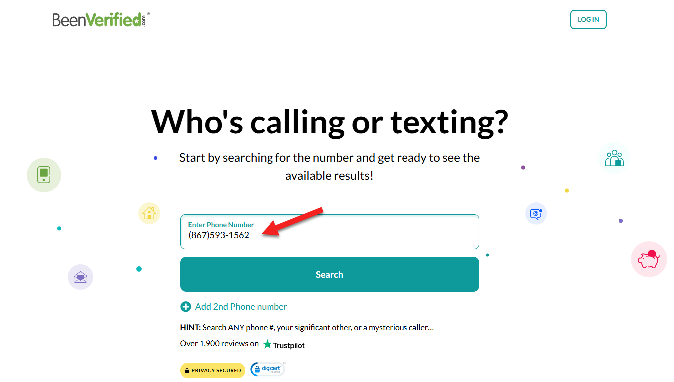 beenverified find someones social media