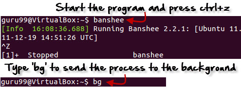 Running a Background Process