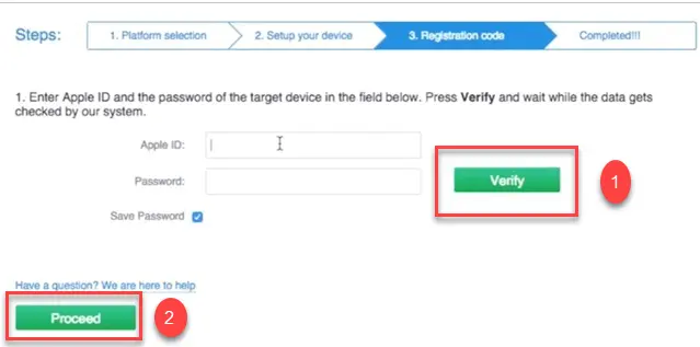 Enter Cell Phone Number to Read Text SMS