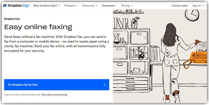 Dropbox Fax