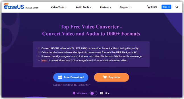 EaseUS Video Converter
