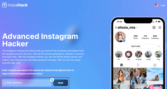 Track Instagram Account using xMobi