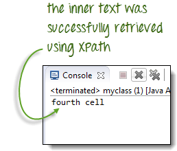 Web Table in Selenium using Xpath