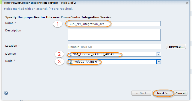 Create Integration Service