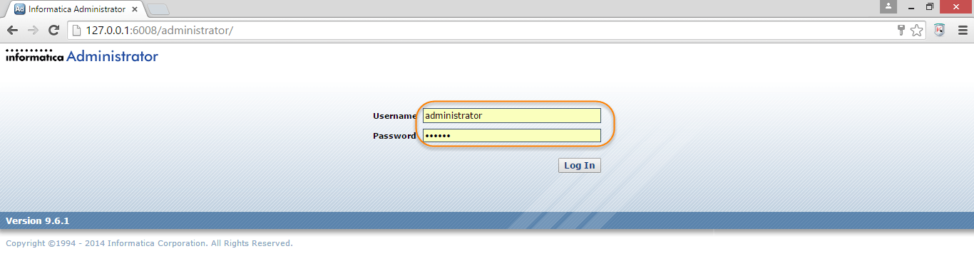 Open the Administrator Home Page
