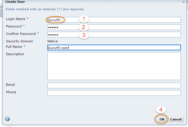 Create Informatica User