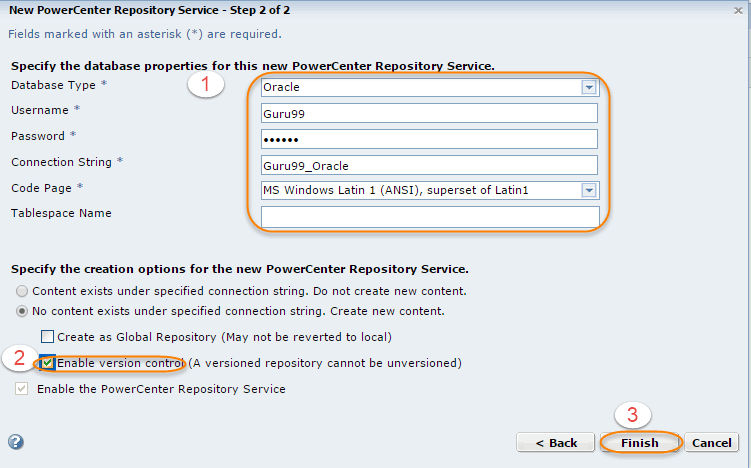 Create Repository Service