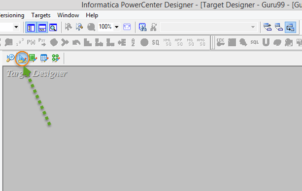 Import Target in Informatica Target Designer