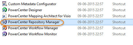 Create a Folder in Informatica