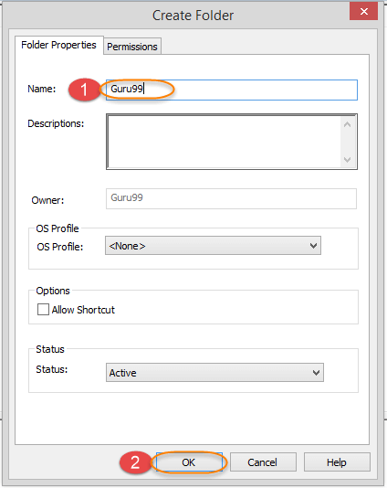 Create a Folder in Informatica