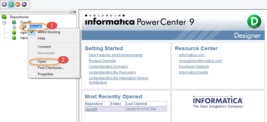 Open Source Analyzer in Informatica