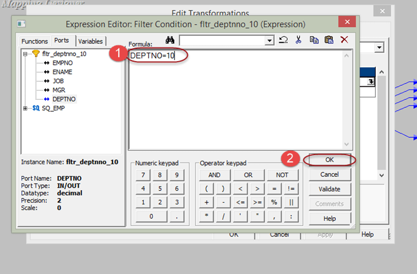 Filter Transformation