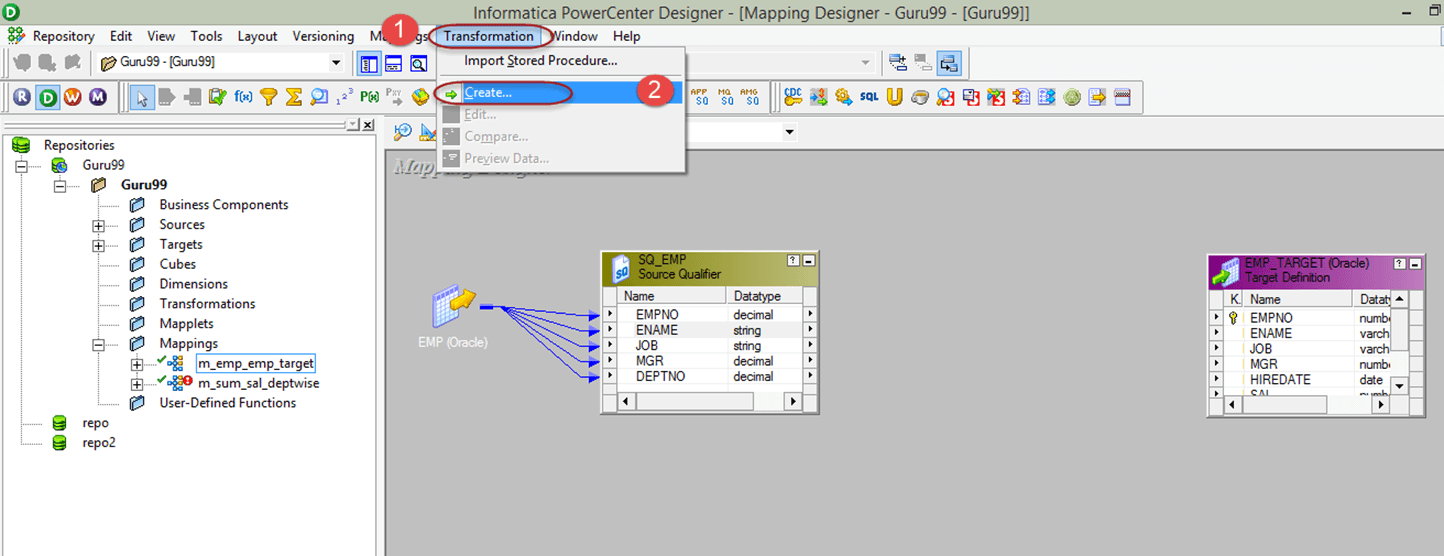 Router Transformation in Informatica