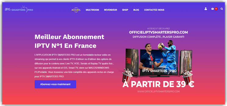 Officiel IPTV Smarters Pro