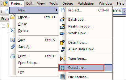 SAP DS (Data Services) in HANA