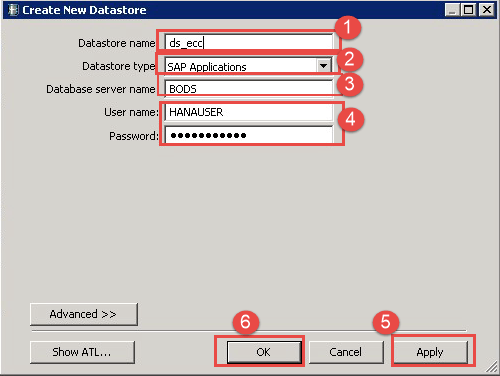 SAP DS (Data Services) in HANA