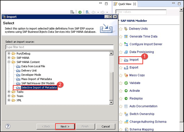 SAP DS (Data Services) in HANA