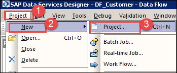 SAP DS (Data Services) in HANA