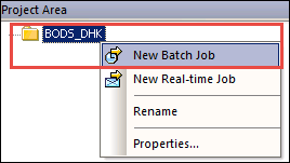 SAP DS (Data Services) in HANA