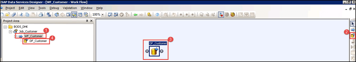 SAP DS (Data Services) in HANA
