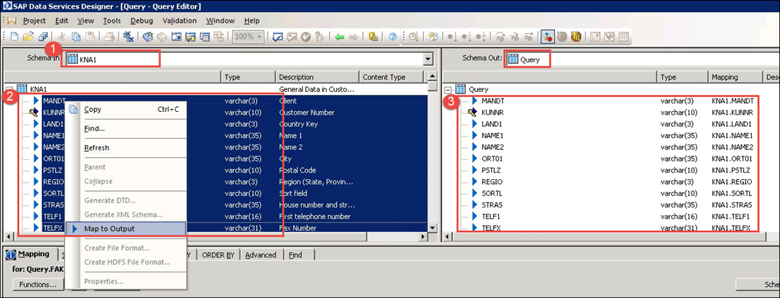 SAP DS (Data Services) in HANA