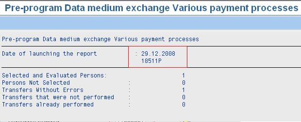 Bank Transfer using SAP DME