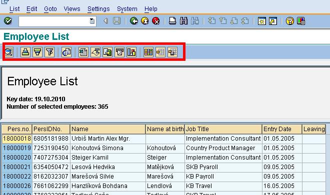 Format SAP Report Output