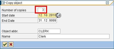 Copy a New Position in SAP