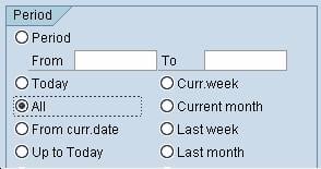 Display Overview of an Infotype