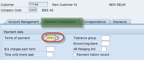 Create a Customer Master Data in SAP