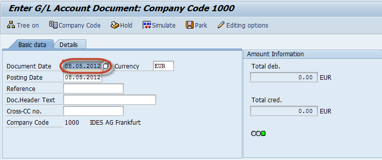 GL Posting in SAP using Cost Center