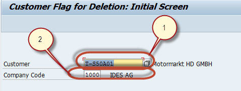 Delete a Customer in SAP