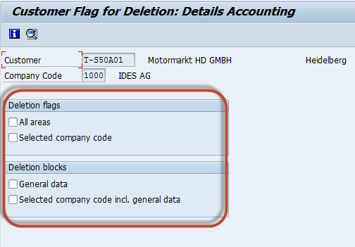 Delete a Customer in SAP