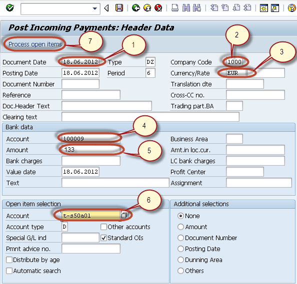 Incoming Partial Payments Posting