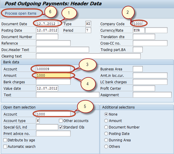 Outgoing Partial Payments Posting in SAP