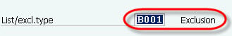 Material Exclusion in SAP VB01