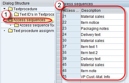 Text Determination for Sales Document Item