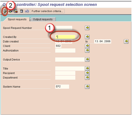 Spool Request Monitoring