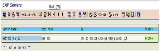 Checking Application Servers