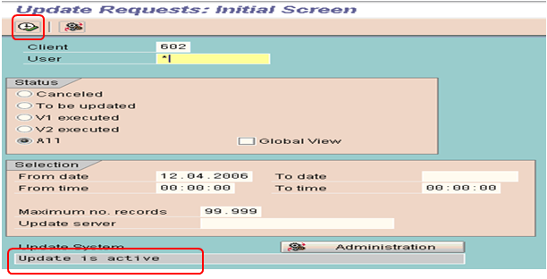 Monitoring Update Processes